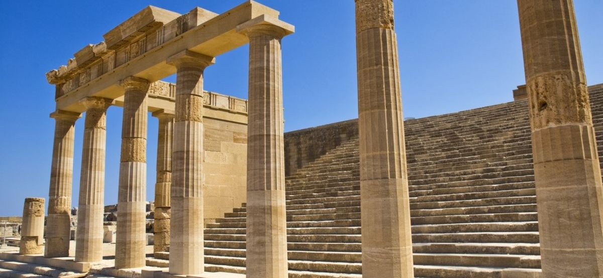 Lindos Akropolü Rodos Adası